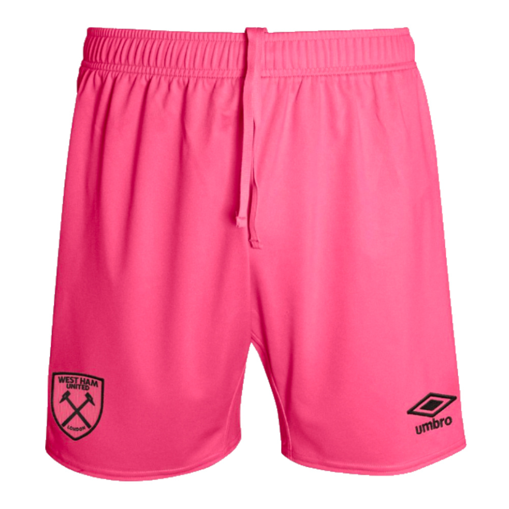 2024-2025 West Ham Goalkeeper Shorts (Pink) - Kids