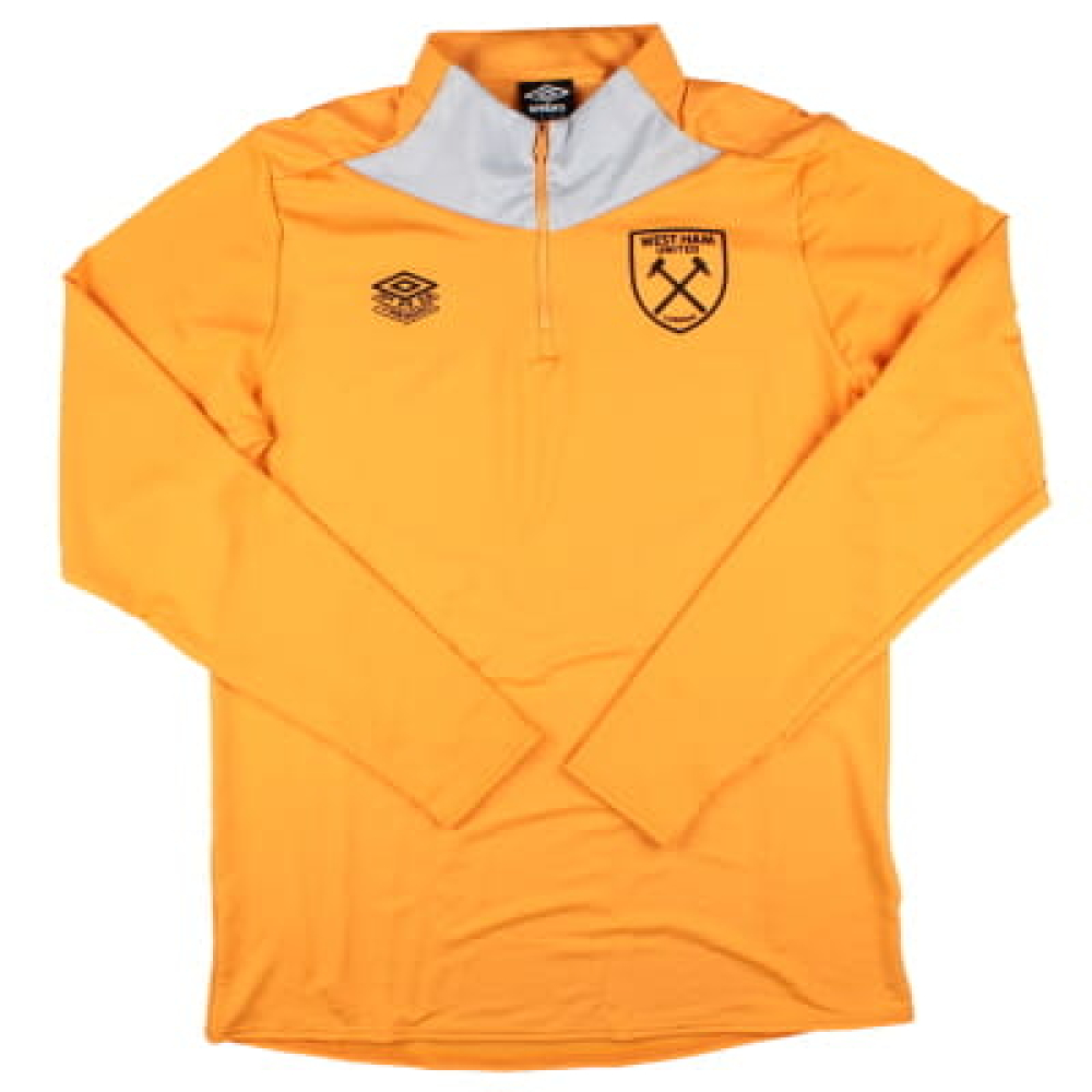 2024-2025 West Ham Mid Layer Top (Blazing Orange)