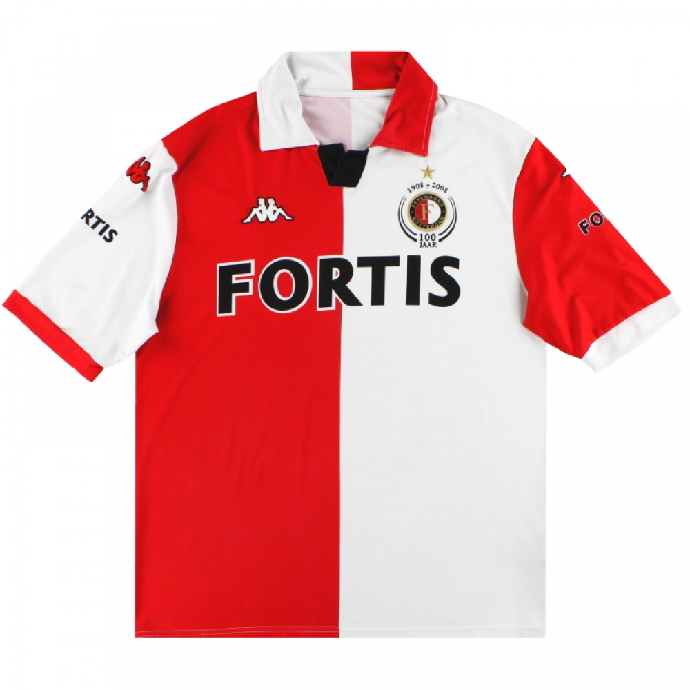 Feyenoord 2008-09 Home Shirt ((Very Good) L)