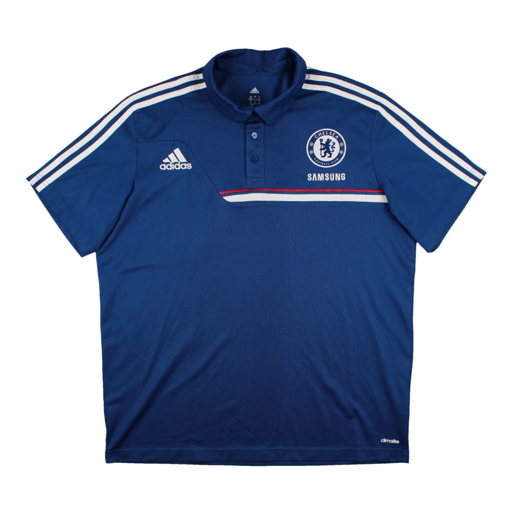 Chelsea 2012-13 Adidas Football Polo Shirt (XL) (Mint)