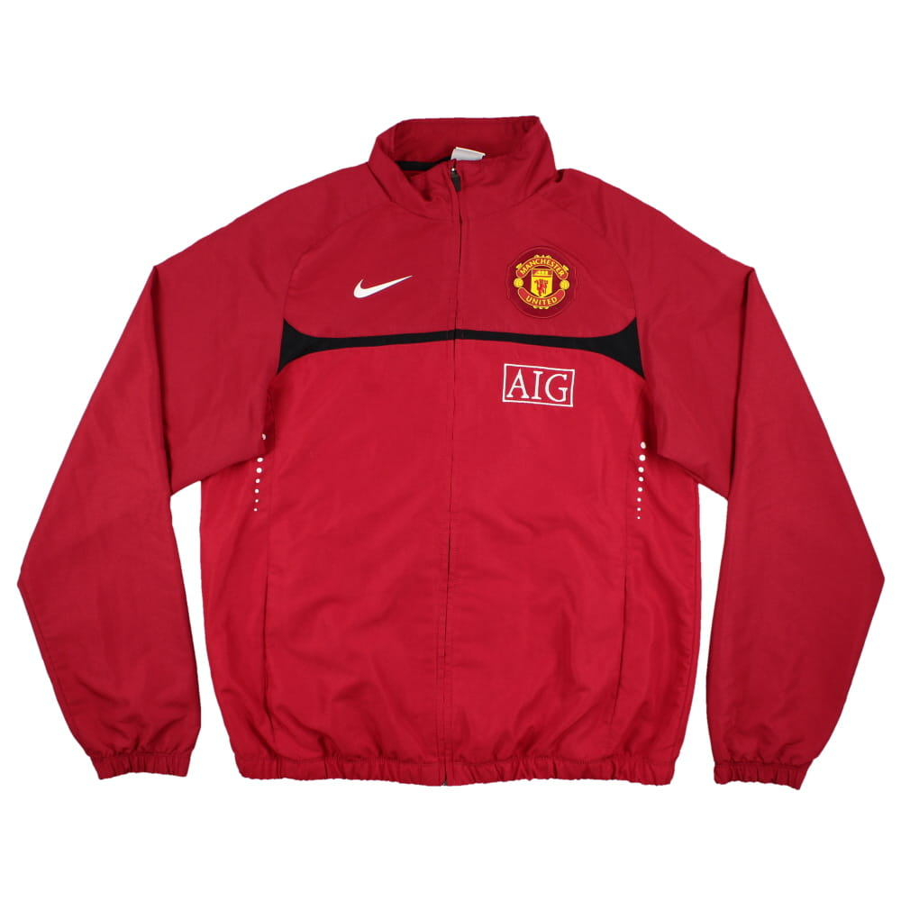 Manchester United 2009-10 Long Sleeve Nike Training Jacket (M) (Excellent)