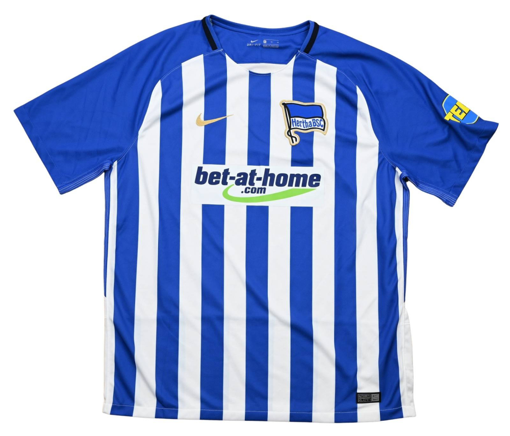 Hertha Berlin 2017-18 Home Shirt (XL) (Excellent)