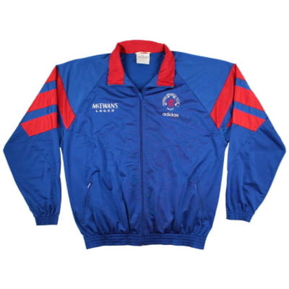 Rangers 1992-94 Adidas Training Jacket (Large) (Excellent)