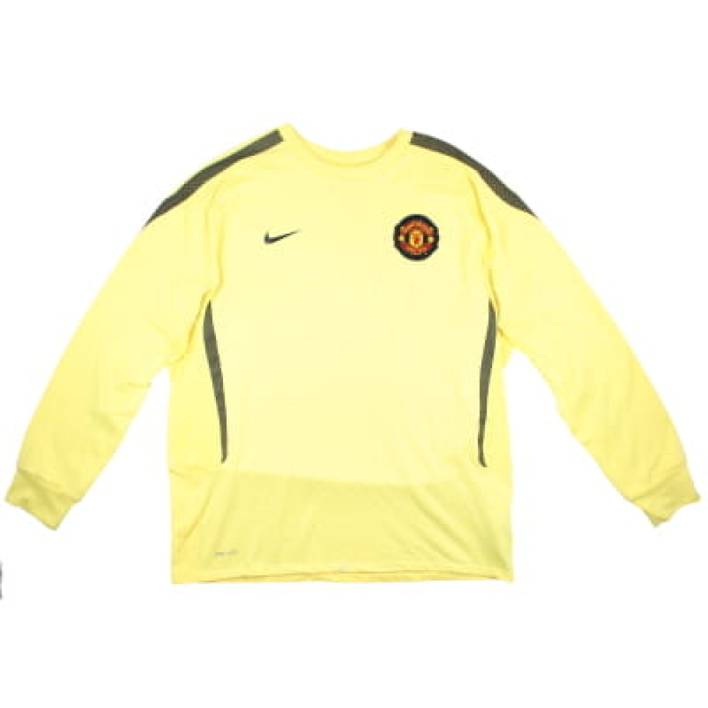 Manchester United 2010-11 Nike Long Sleeve Training Shirt (XL) (Very Good)