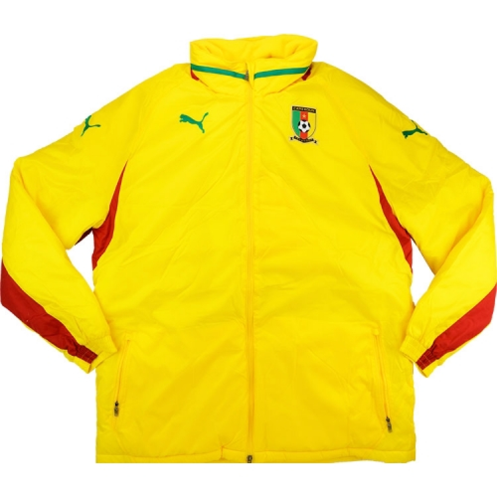 2012-13 Cameroon Puma Padded Jacket (Yellow)