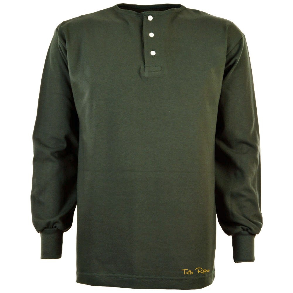 TOFFS Classic Retro Bottle Green Long Sleeve Shirt