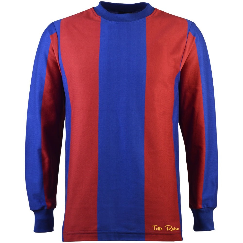 TOFFS Classic Retro Royal/Maroon Long Sleeve Shirt