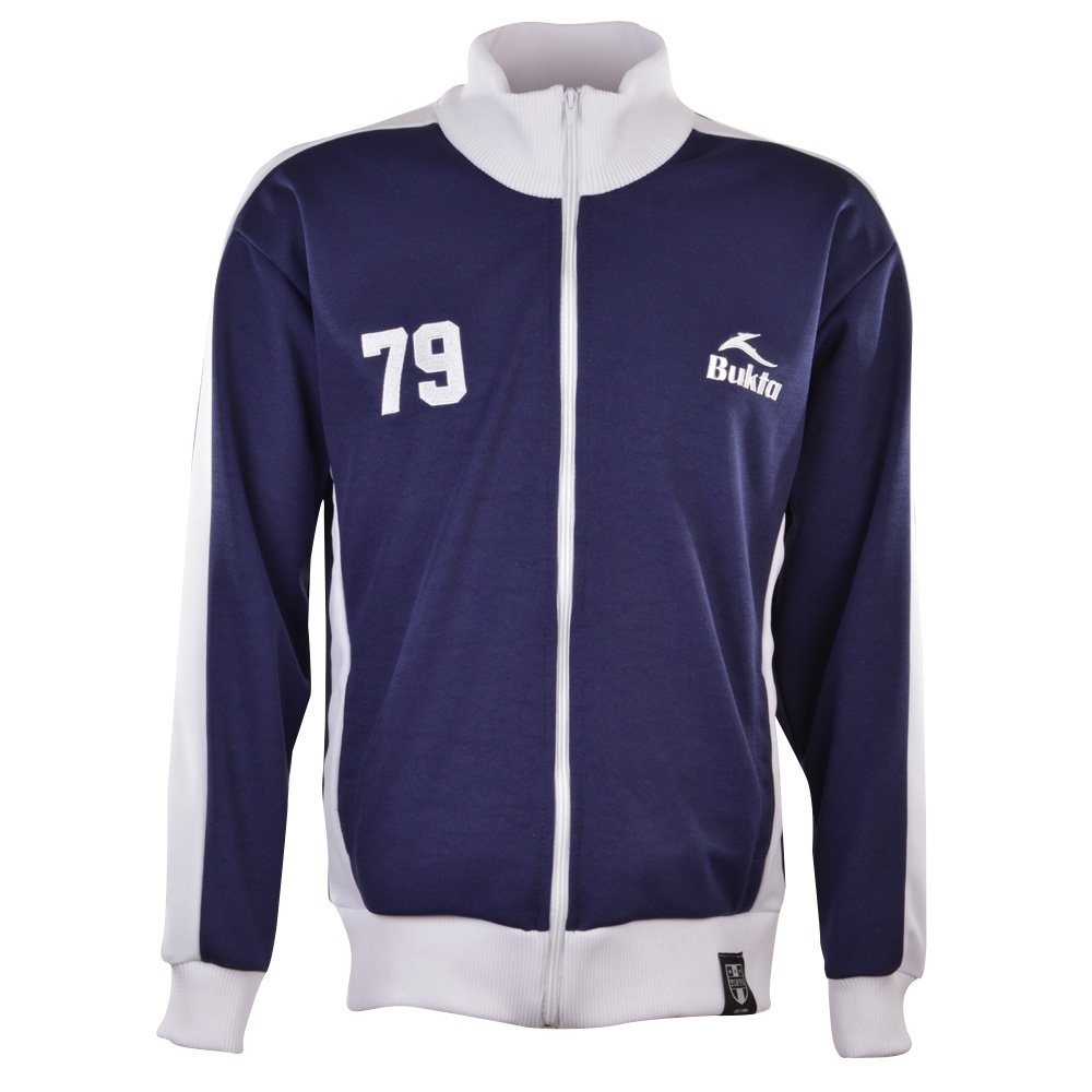 BUKTA Heritage Track Top Navy with White Panels/Cuffs/W'Ban £45.00