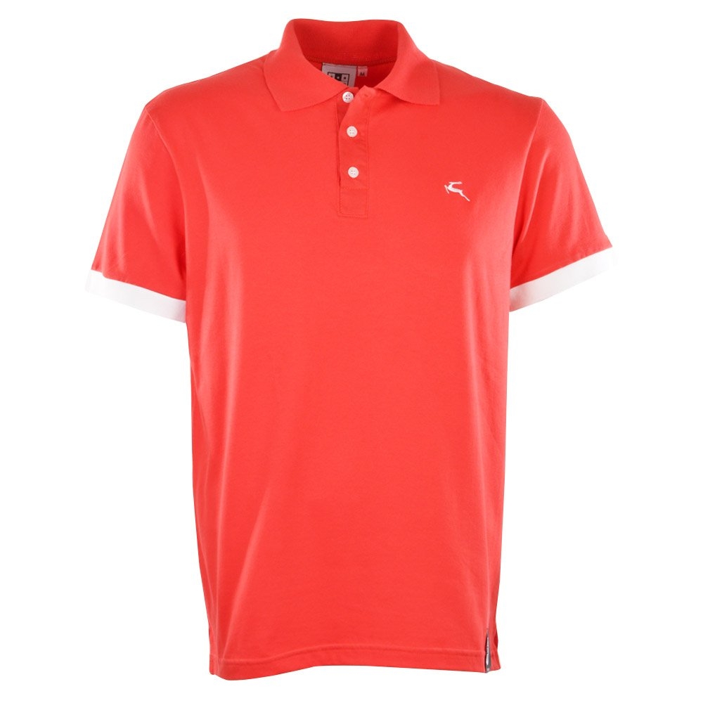 BUKTA Lifestyle Polo Red with White Cuffs