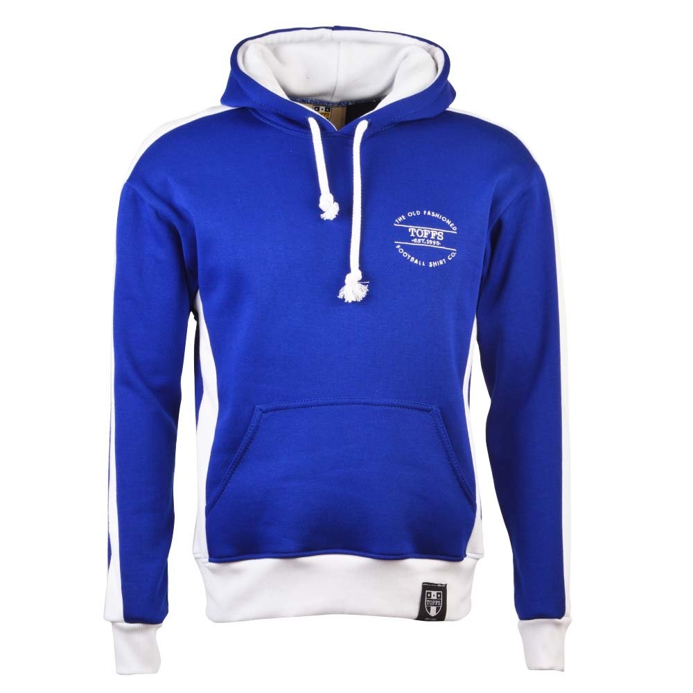 The Old Fashioned Football Shirt Co. Hoodie - Royal/White