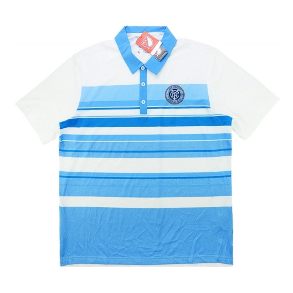 2015-16 New York City Adidas Travel Polo (White)