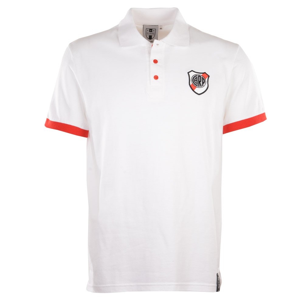 Riverplate White Polo Shirt