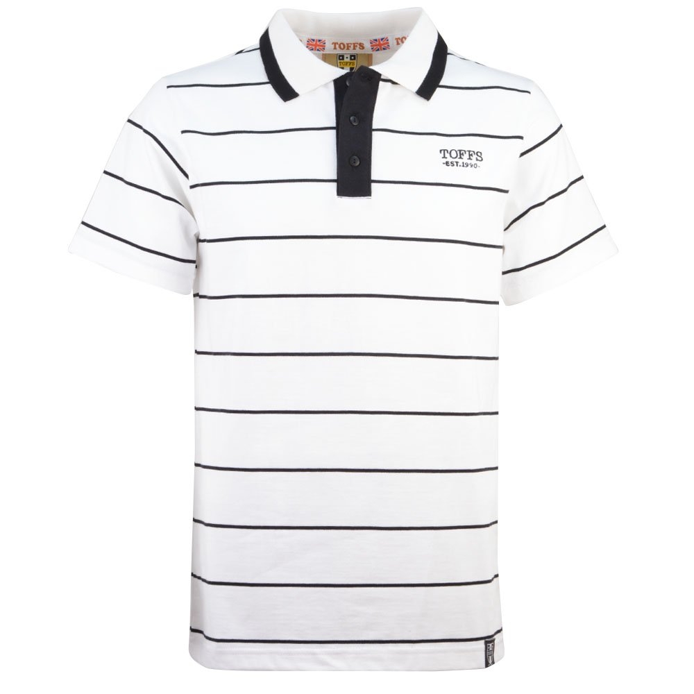 TOFFS Est 1990 Striped Polo Shirt