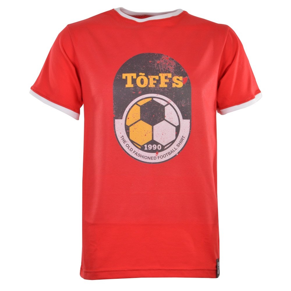 TOFFS 1990 T-Shirt - Red/White Ringer