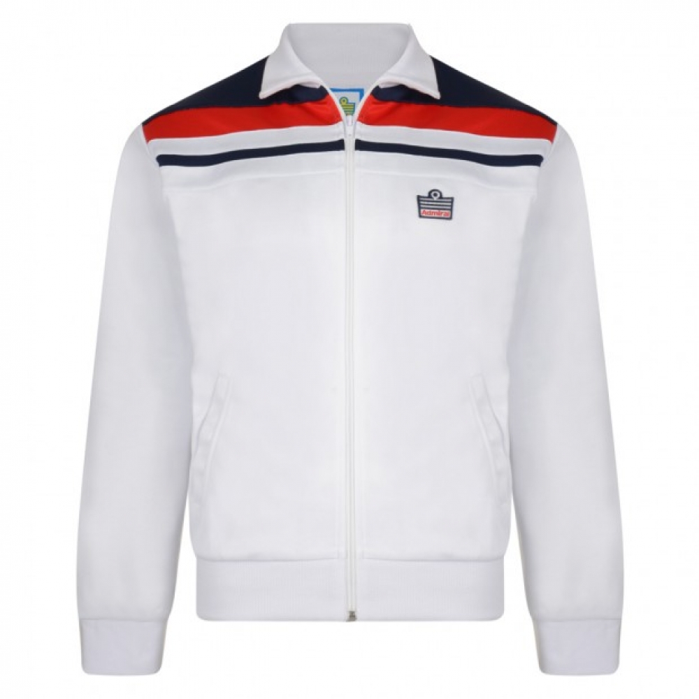 Admiral 1982 White England Track Jacket