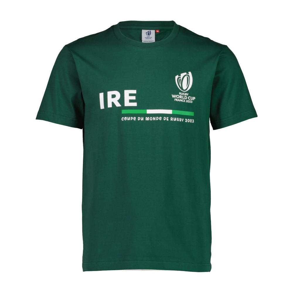 Rugby World Cup 2023 Ireland Supporter T-shirt - Bottle Green