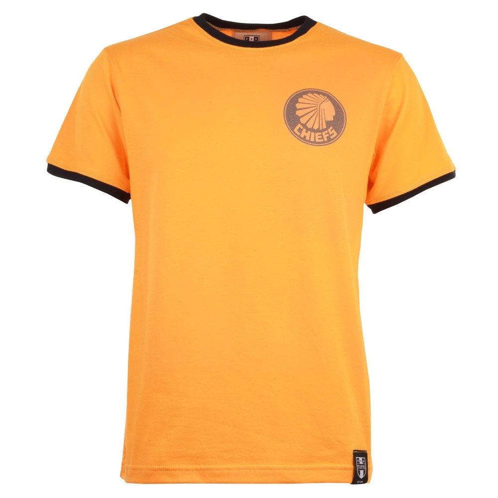 Kaizer Chiefs 12th Man T-Shirt - Amber/Black Ringer