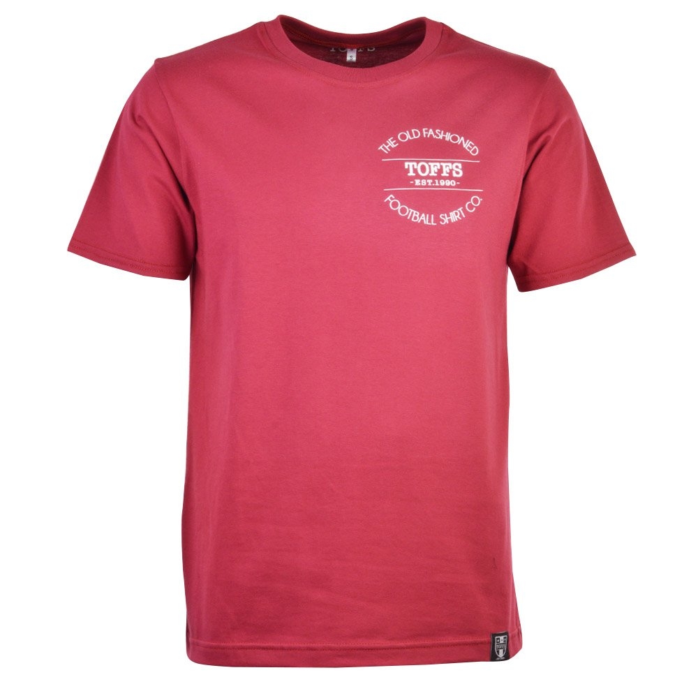 TOFFS: The Old Fashioned Football Shirt Co - Maroon T-Shirt