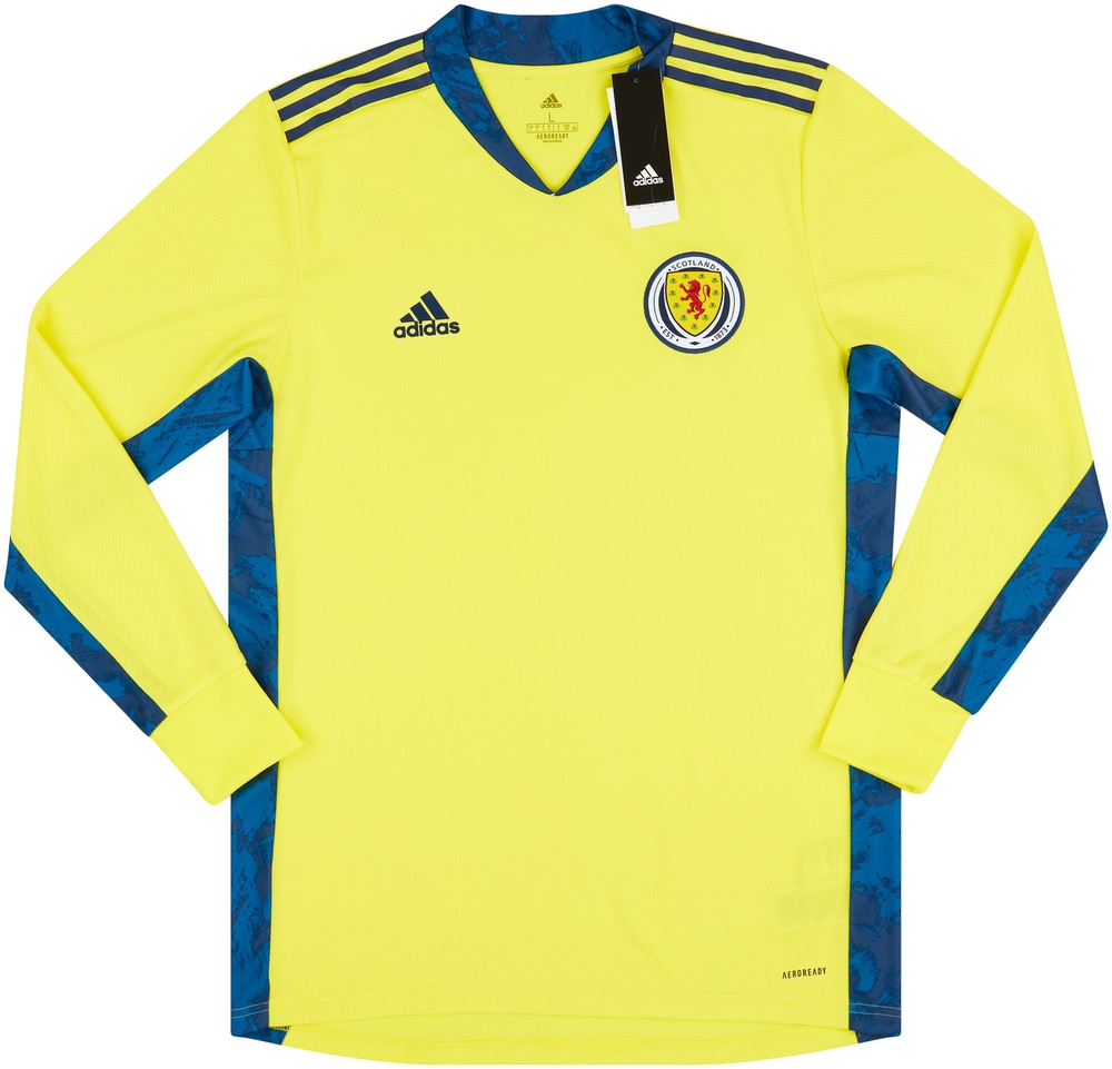 2020-21 Scotland Goalkeeper Shirt Yellow