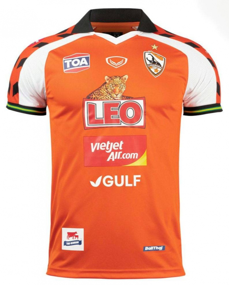 2021 Chiang Rai United FC Home Orange Player Edition Shirt