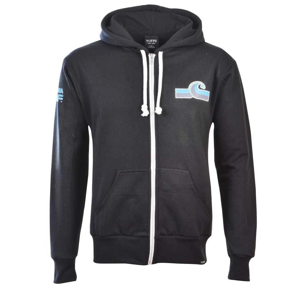 NASL: California Surf Zipped Hoodie - Black