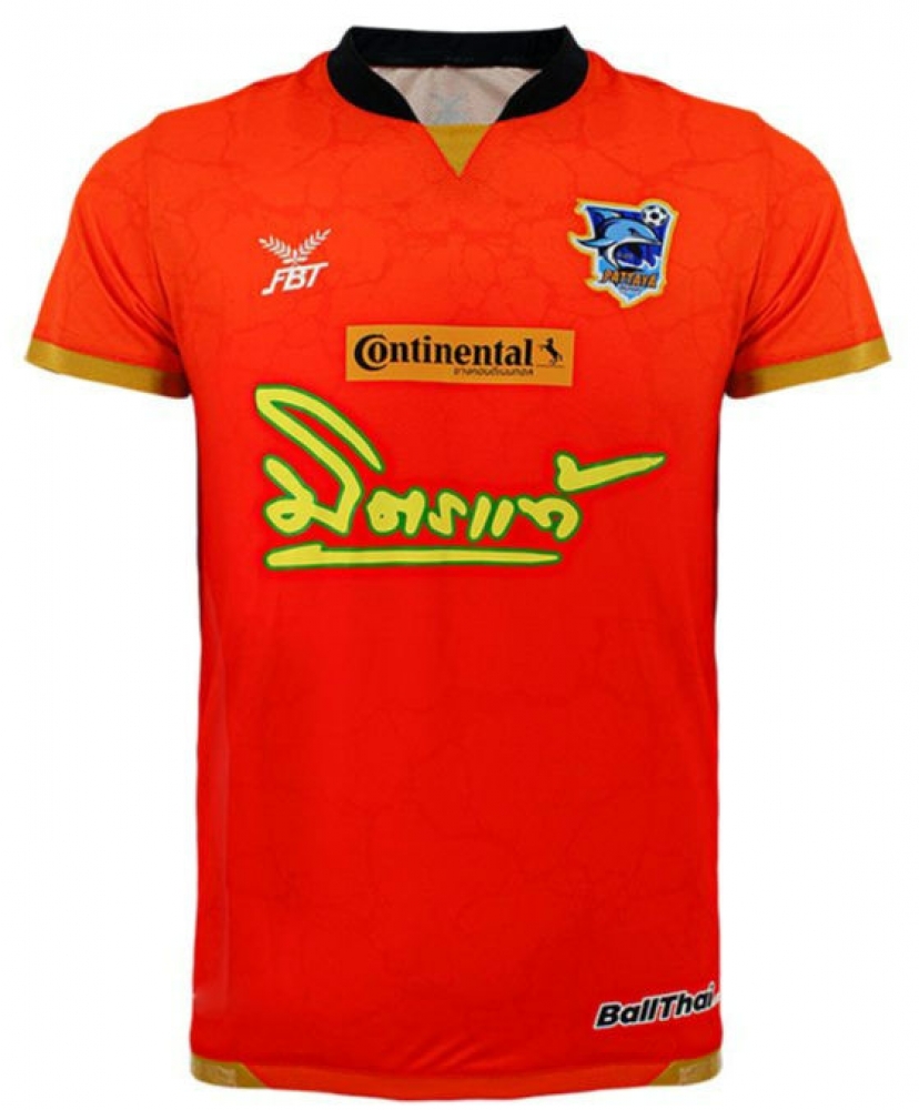 2021 Pattaya Dolphins United Player Orange Shirt