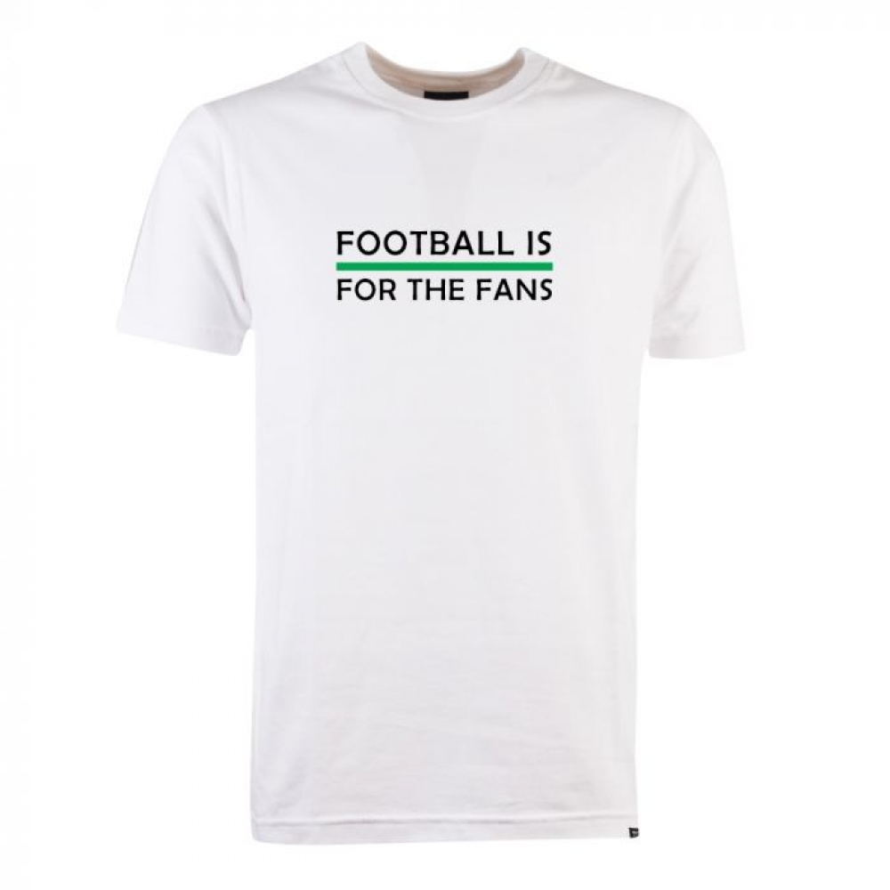 Emerald Football is for the Fans - White T-Shirt