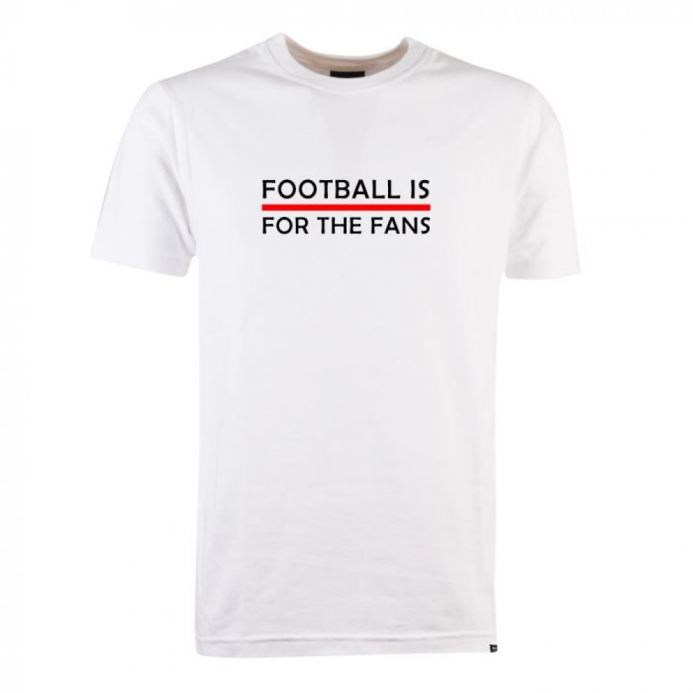 Red Football is for the Fans - White T-Shirt