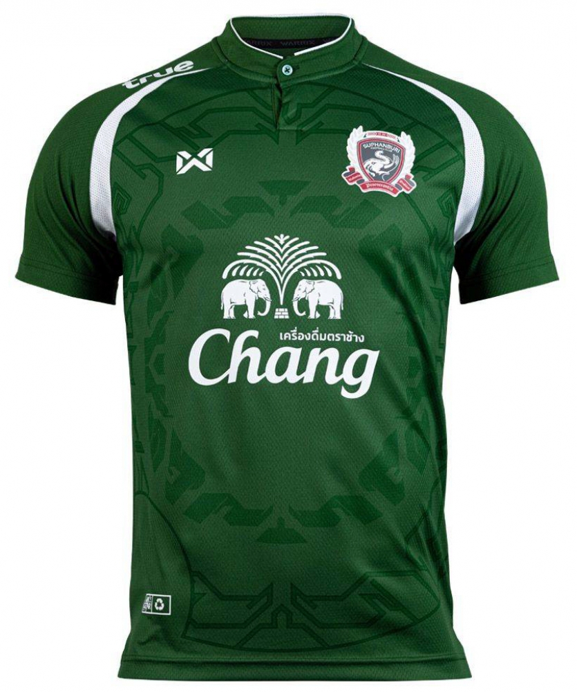 2021 Suphanburi FC Warrior Elephant Green Third Player Shirt