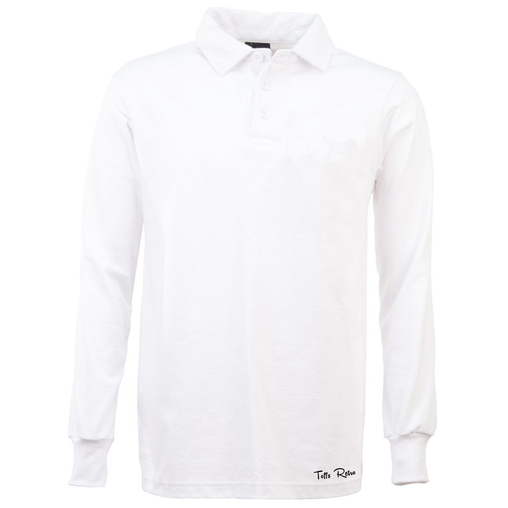 TOFFS Classic Retro Rugby White Long Sleeve Shirt