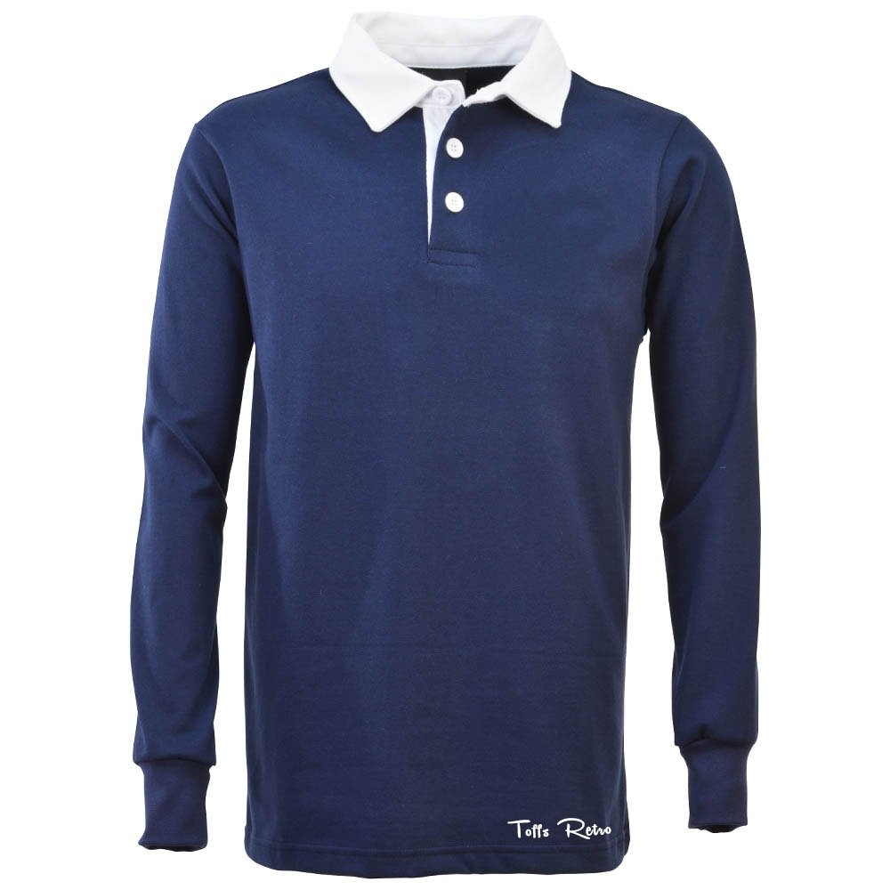 TOFFS Classic Retro Navy Long Sleeve Shirt