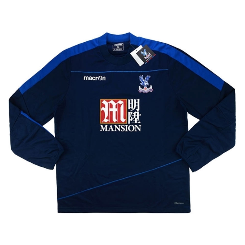 2016-17 Crystal Palace Macron Training Sweat Top (Navy)