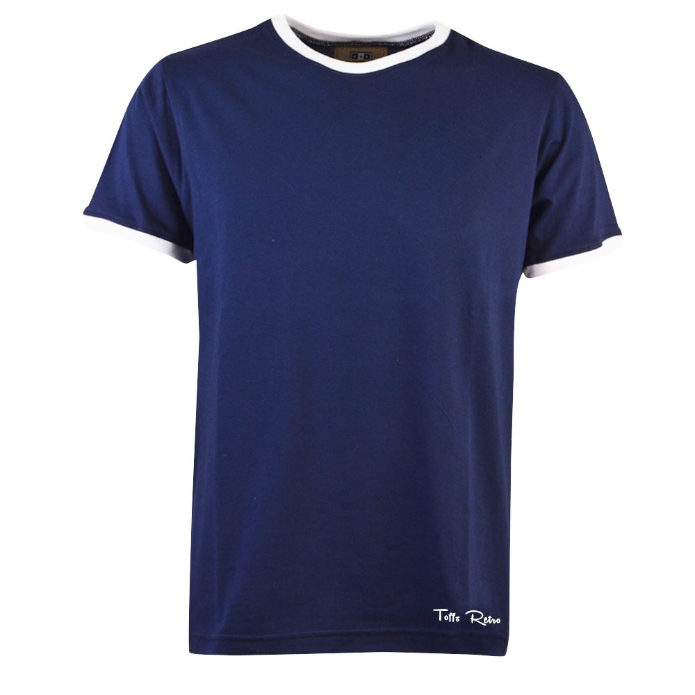 Toffs Retro Navy/White Tee Shirt