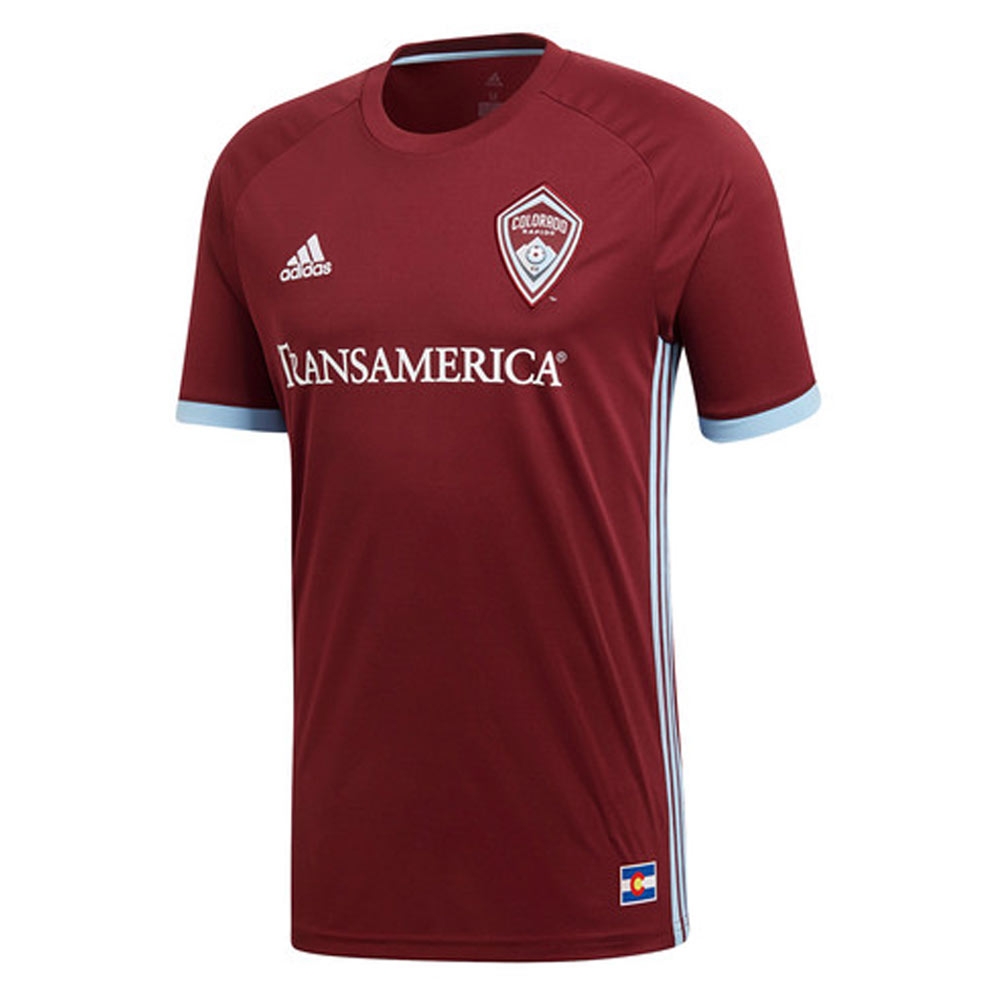 2018 Colorado Rapids Adidas Home Football Shirt - Kids