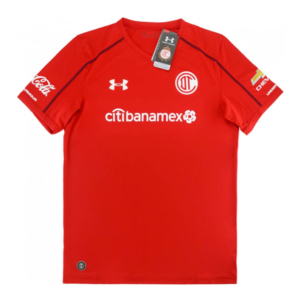 2017-18 Deportivo Toluca Home Shirt