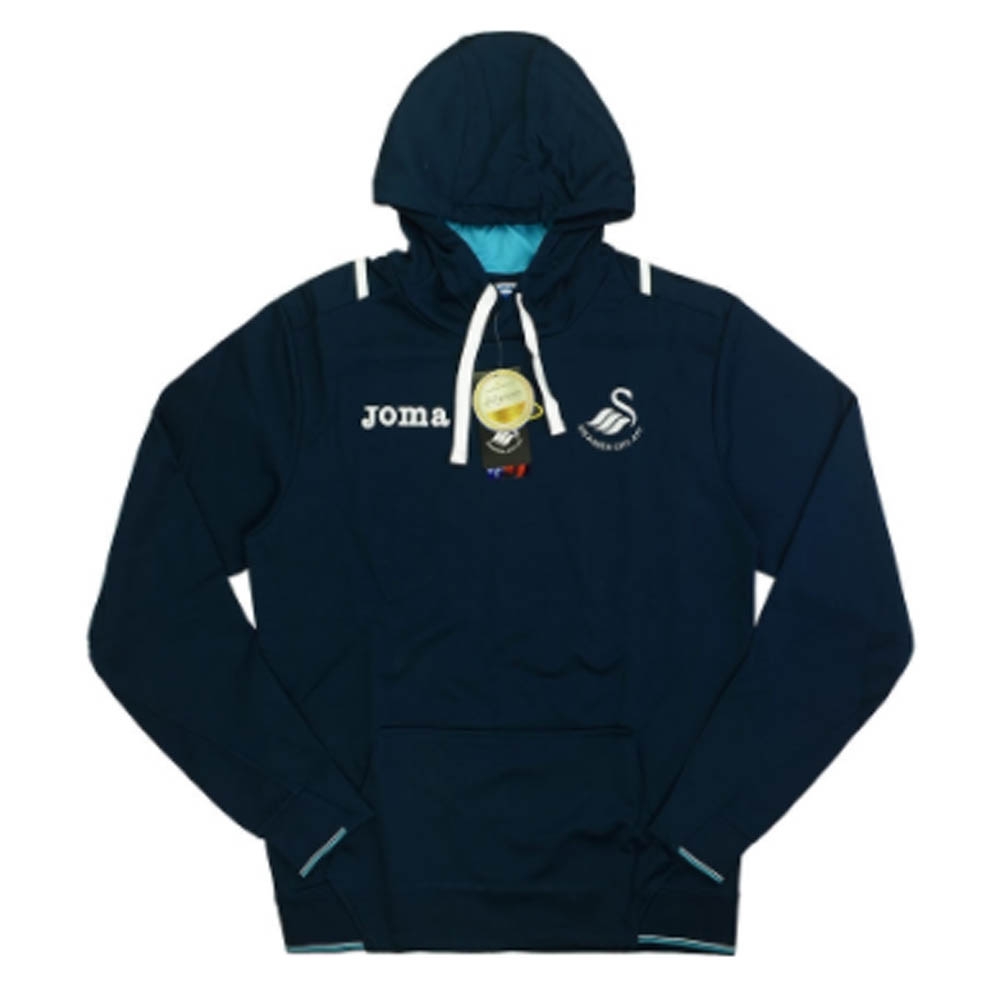 2016-2017 Swansea joma Hooded Sweat Top (Navy)