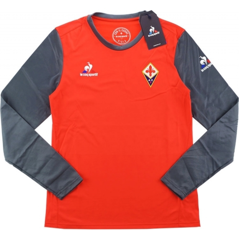 2016-17 Fiorentina Training Long Sleeve Tee (Red)