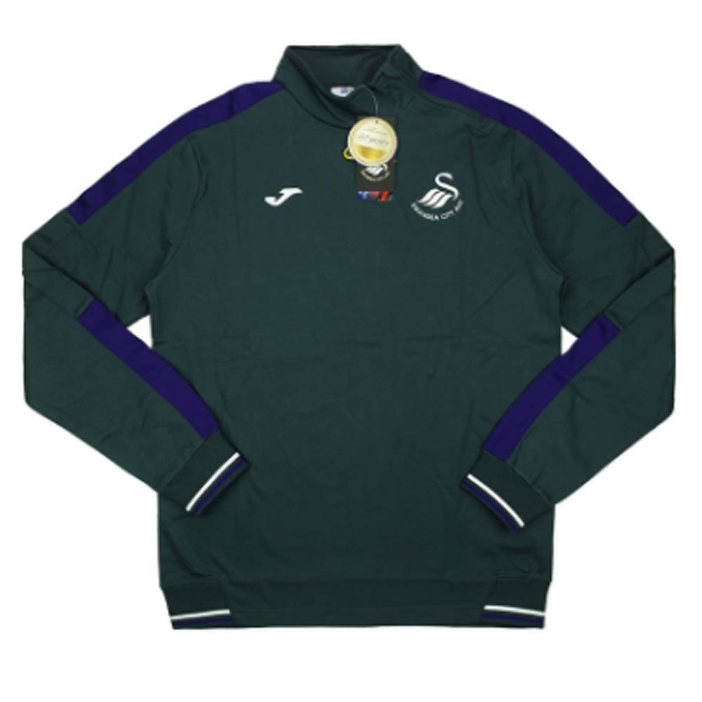 2016-2017 Swansea Joma 1/2 Zip Training Sweat Top (Grey)