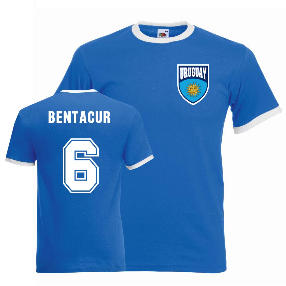 Rodrigo Bentacur Uruguay Ringer Tee (blue)