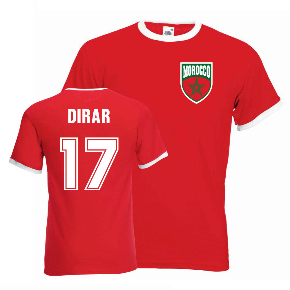 Nabil Dirar Morocco Ringer Tee (red)