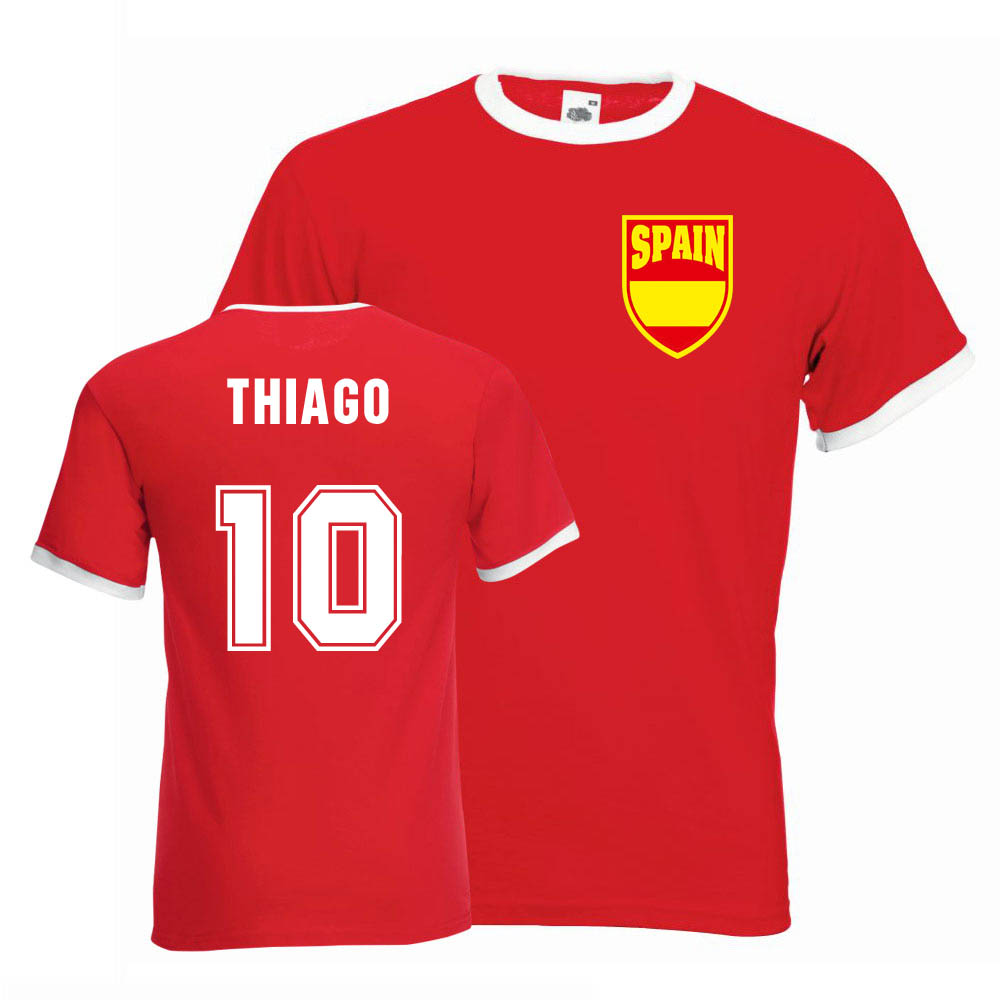 Thiago Spain Ringer Tee (red)