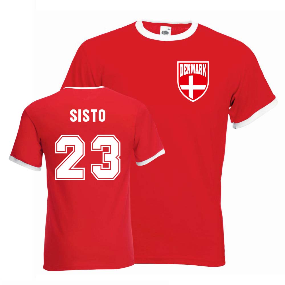 Pione Sisto Denmark Ringer Tee (red)