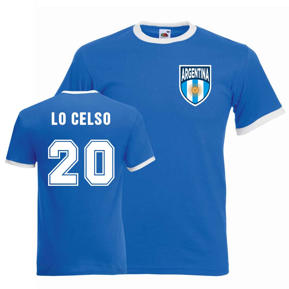 Giovanni Lo Celso Argentina Ringer Tee (blue)