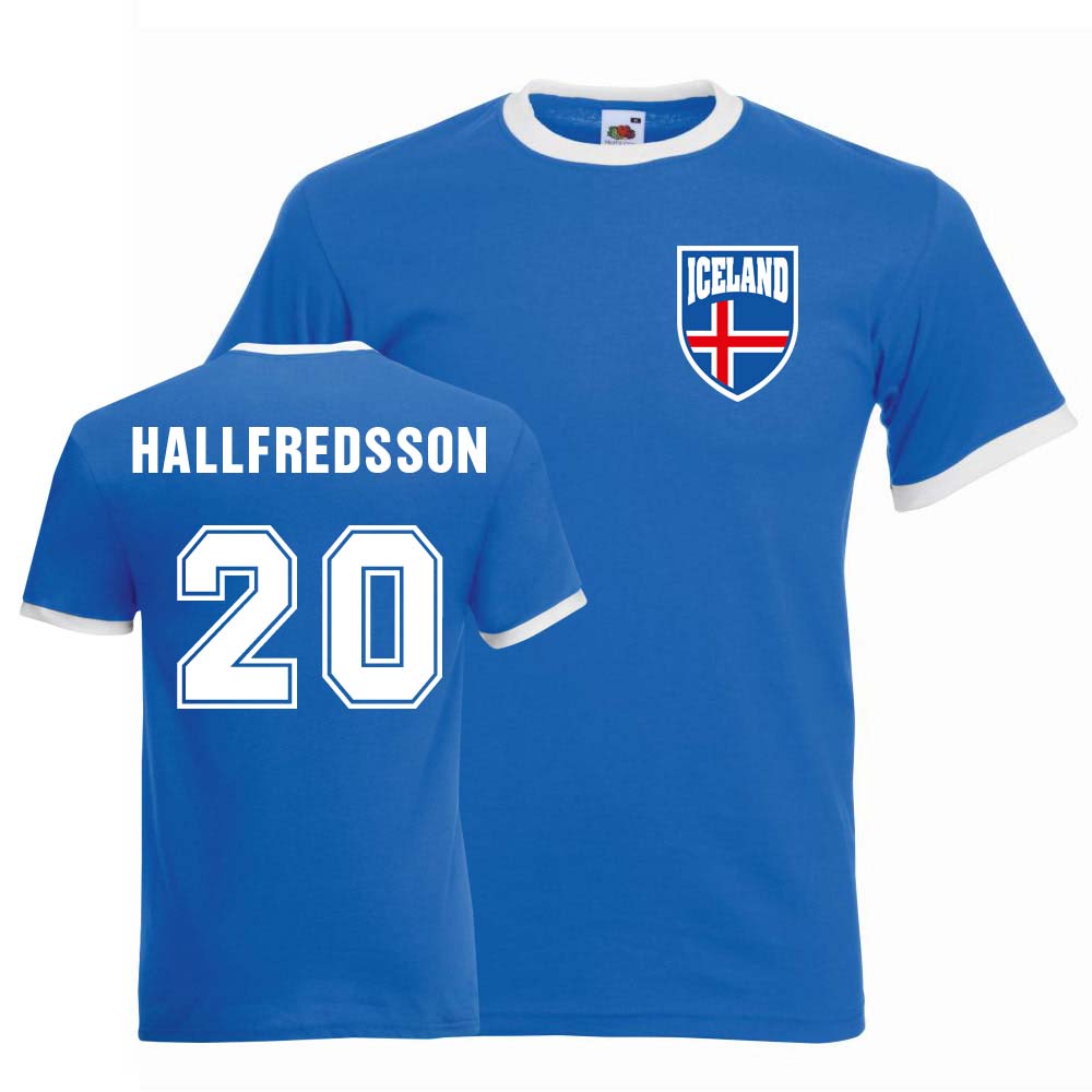 Emil Hallfredsson Iceland Ringer Tee (blue)