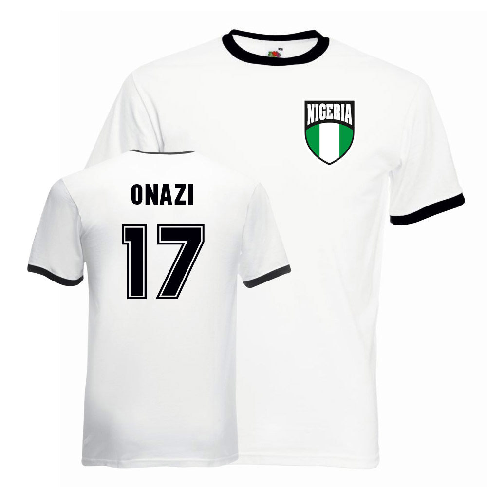 Ogenyi Onazi Nigeria Ringer Tee (white-black)