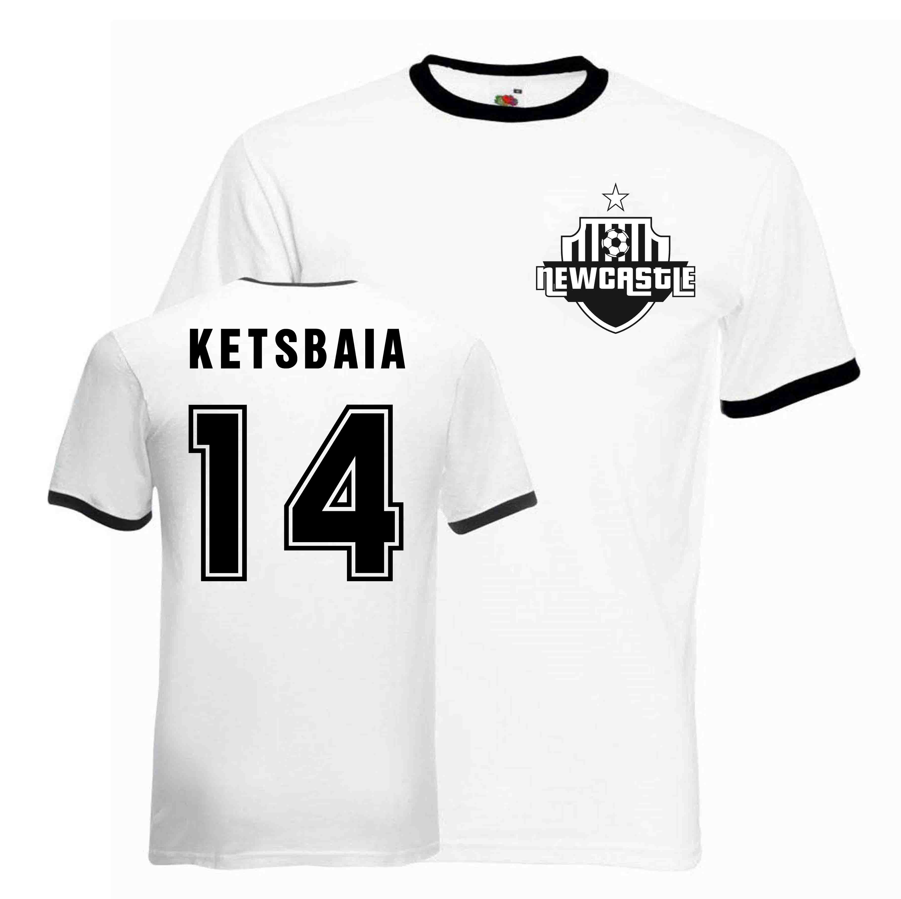 Temuri Ketsbaia Newcastle Ringer Tee (white-black)