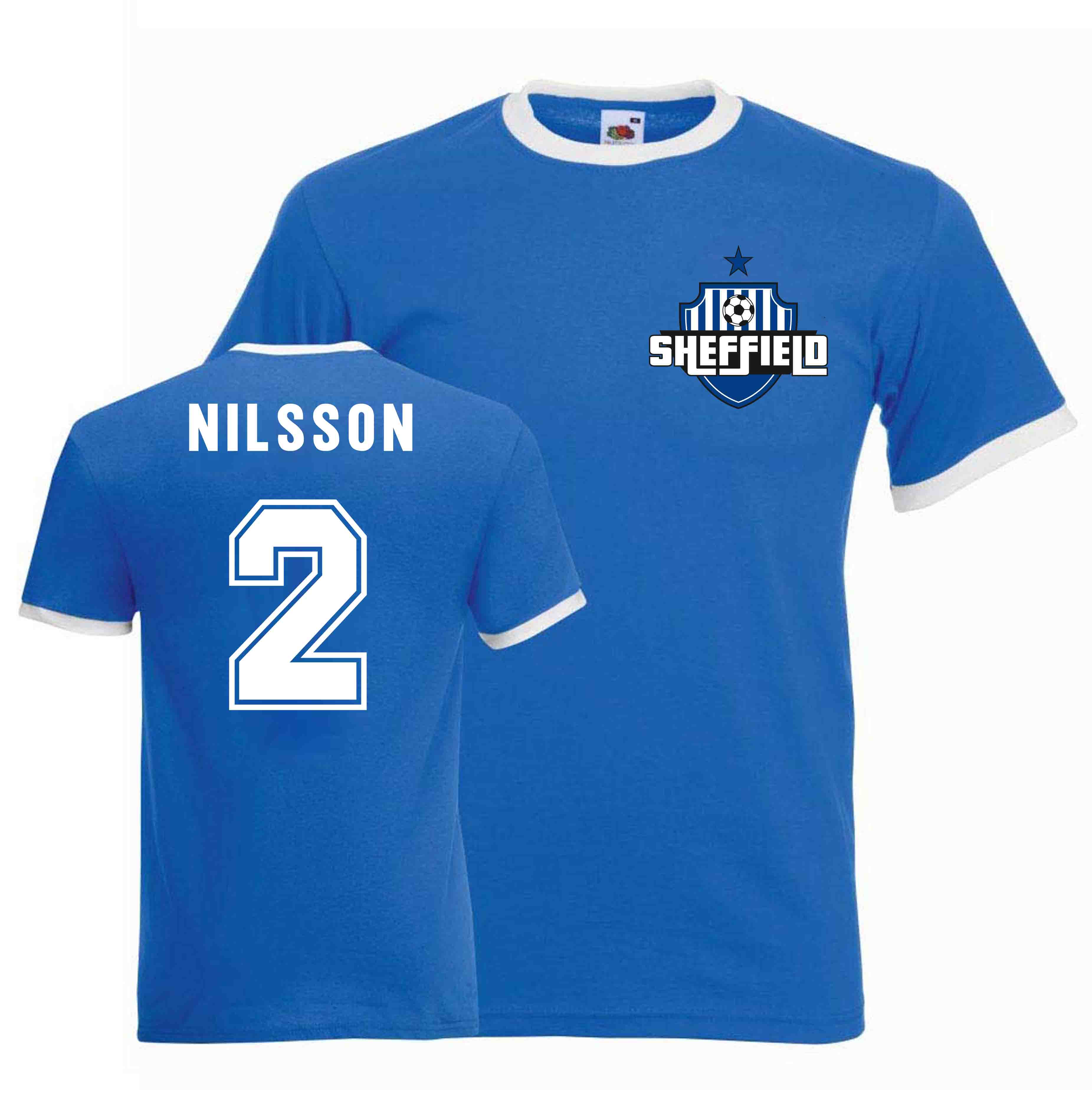 Roland Nilsson Sheffield Wednesday Ringer Tee (blue)