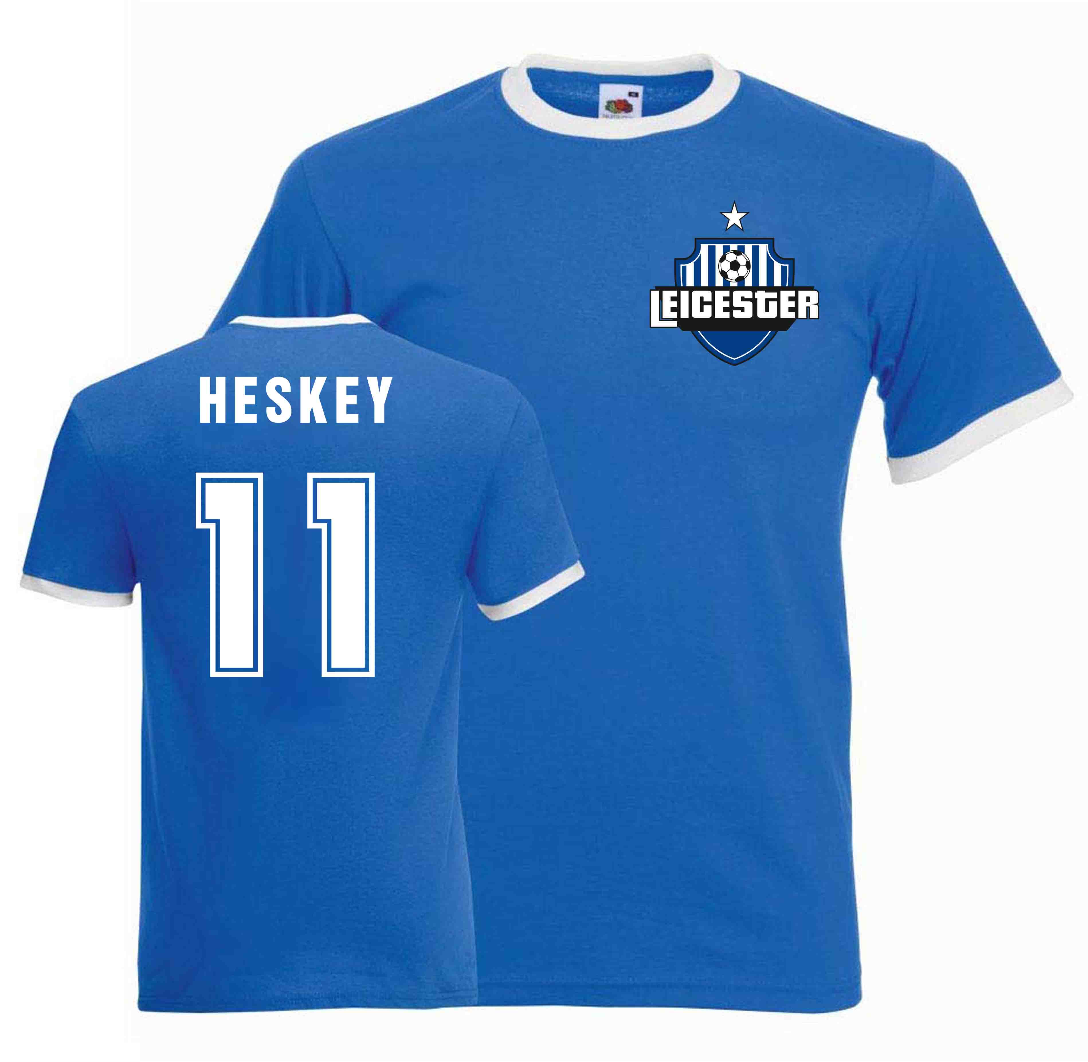 Emile Heskey Leicester Ringer Tee (blue)