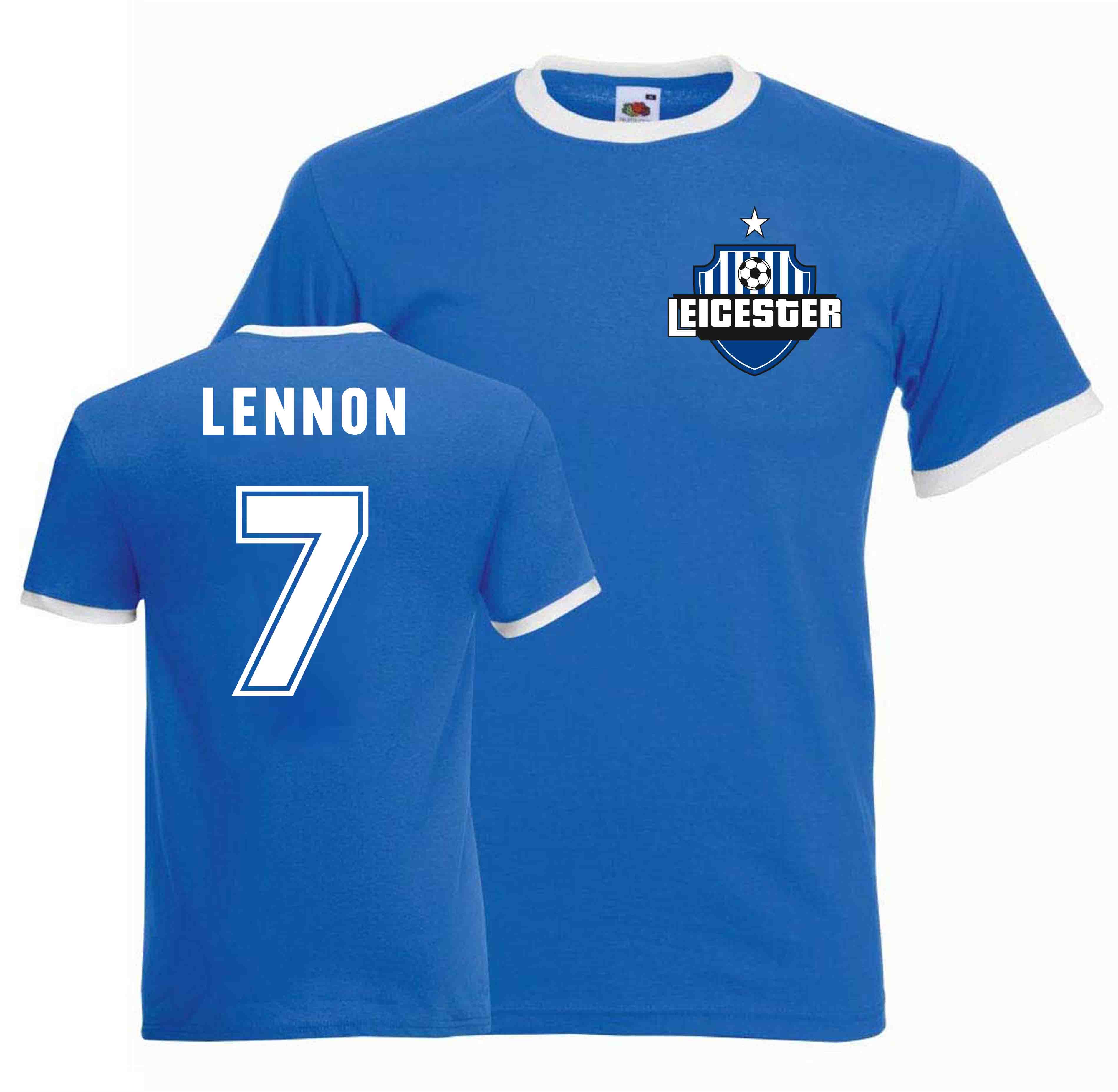 Neil Lennon Leicester Ringer Tee (blue)