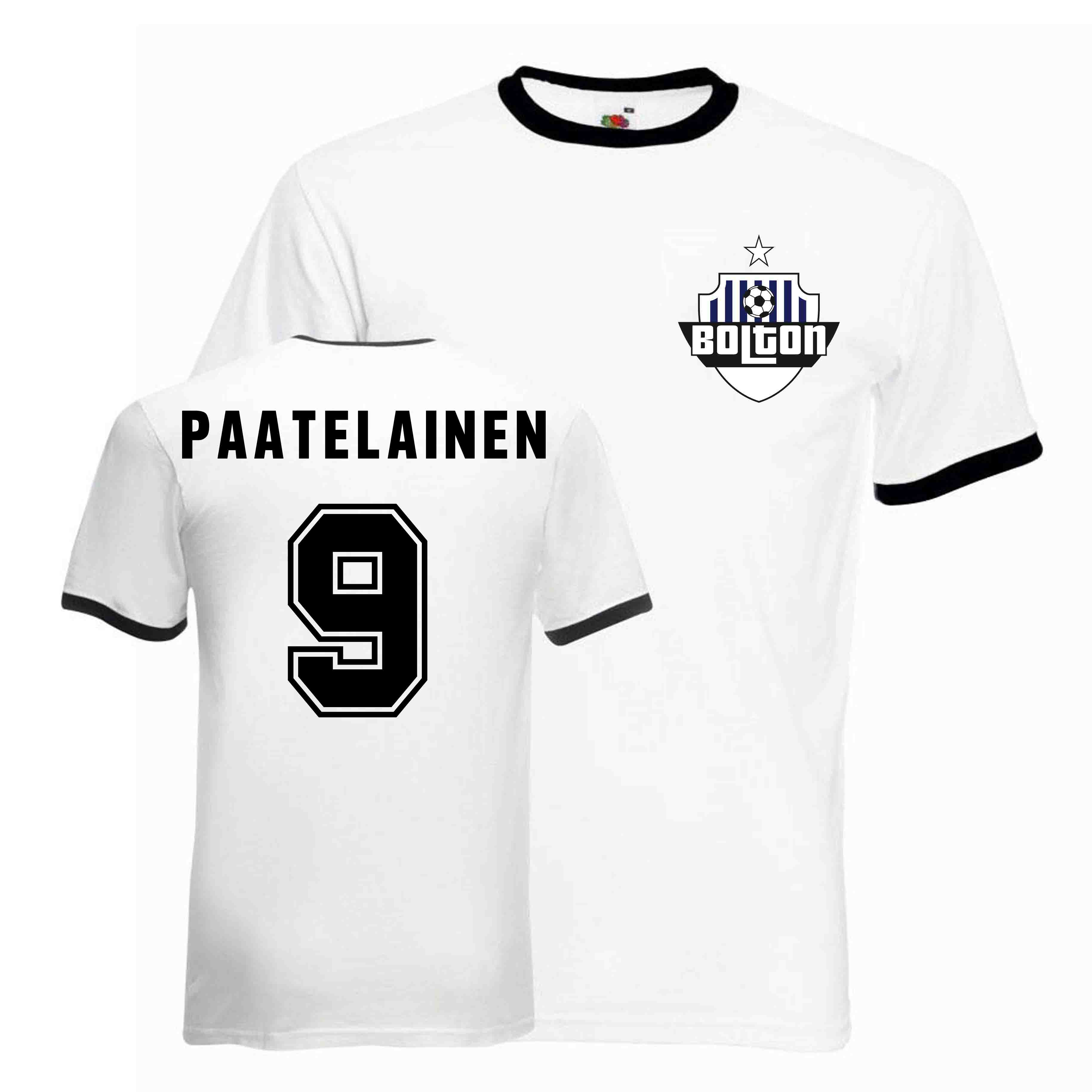 Mixu Paatelainen Bolton Ringer Tee (white-black)